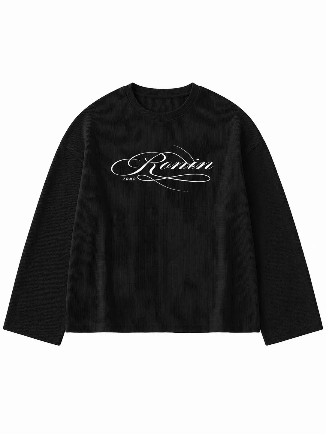 Roronoa Zoro Three Sword Style Waffle Crop Full Sleeve T-Shirt