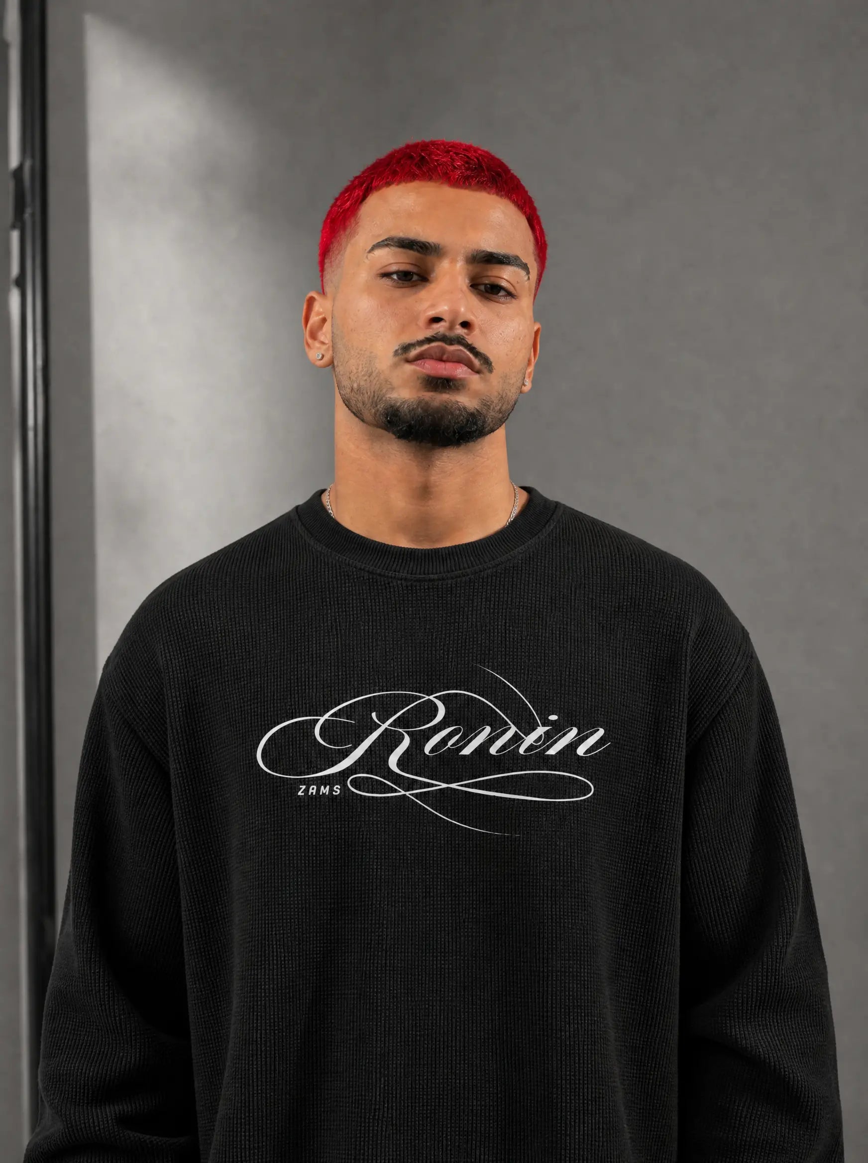 Roronoa Zoro Three Sword Style Waffle Crop Full Sleeve T-Shirt