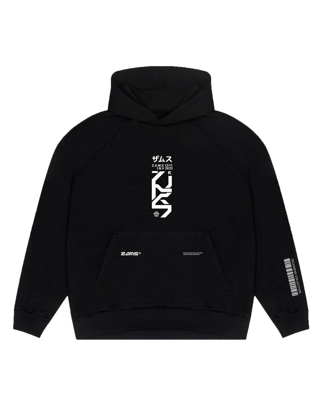 TECHWEAR 01 / Oversized Hoodie - ZAMS